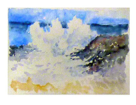 Lacqua del mare respinta fa i suoi ricami  30 aprile 2026